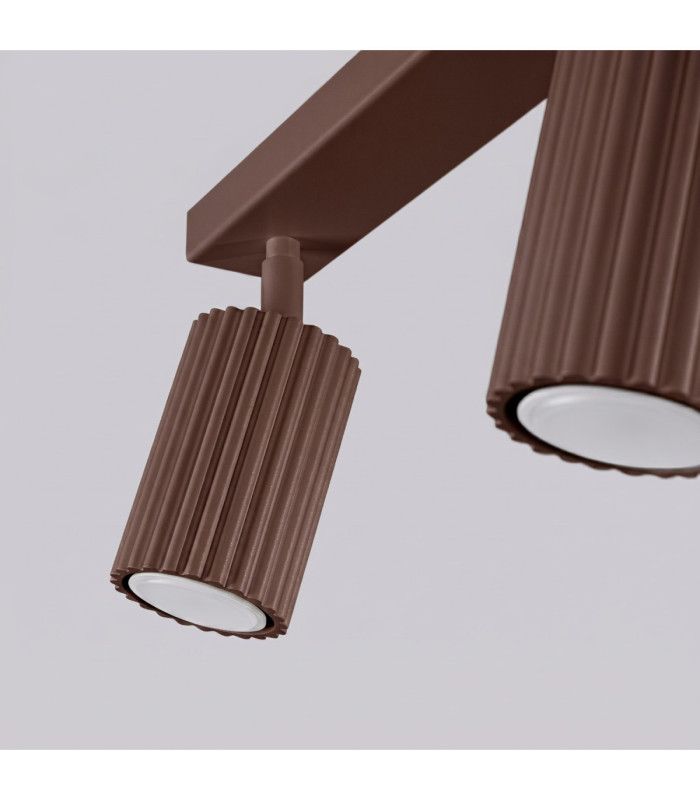 Karbon Ceiling Spotlight Bar Brown 3x GU10-5