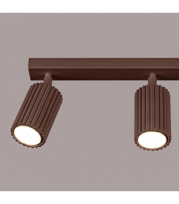 Karbon Ceiling Spotlight Bar Brown 3x GU10-6