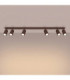 Karbon Ceiling Spotlight Bar Brown 6x GU10-4