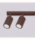 Karbon Ceiling Spotlight Bar Brown 6x GU10-5