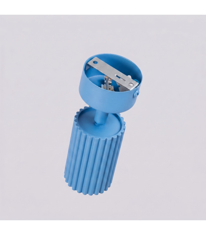 Karbon Single Spotlight Light Blue 1x GU10-8