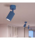 Karbon Single Spotlight Light Blue 1x GU10-12