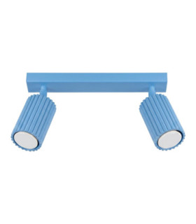 Karbon Twin Ceiling Spotlight Light Blue 1x GU10-1