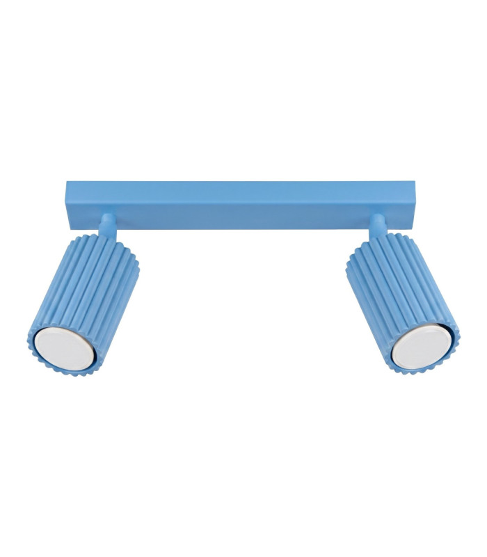 Karbon Twin Ceiling Spotlight Light Blue 1x GU10-1