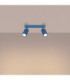 Karbon Twin Ceiling Spotlight Light Blue 1x GU10-4