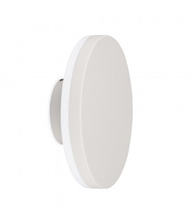 Round Flush Wall Lamp, 9.6W LED, 3000K, 720lm, IP54, White - 1