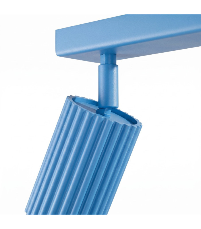 Karbon Twin Ceiling Spotlight Light Blue 1x GU10-9