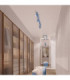 Karbon Twin Ceiling Spotlight Light Blue 1x GU10-12