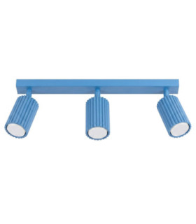 Karbon Ceiling Spotlight Bar Light Blue 3x GU10-1