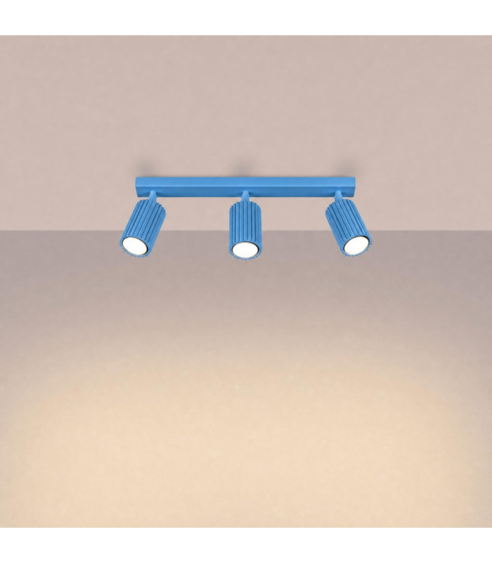 Karbon Ceiling Spotlight Bar Light Blue 3x GU10-4