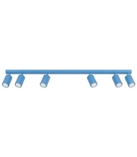 Karbon Ceiling Spotlight Bar Light Blue 6x GU10-1