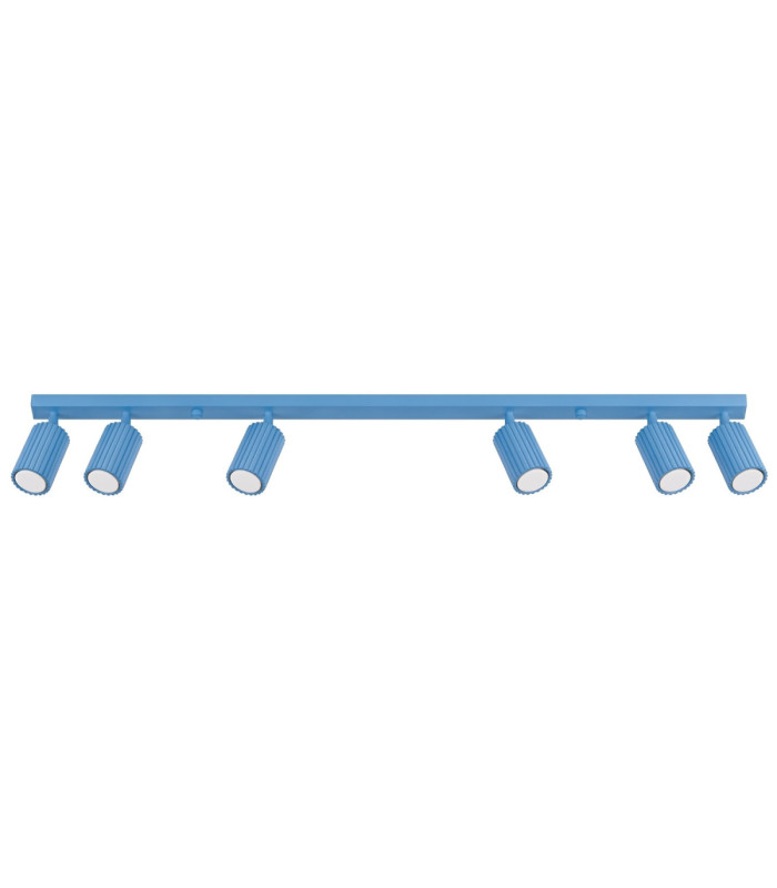 Karbon Ceiling Spotlight Bar Light Blue 6x GU10-1