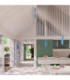 Karbon Ceiling Spotlight Bar Light Blue 6x GU10-2