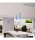 Karbon Ceiling Spotlight Bar Light Blue 6x GU10-12