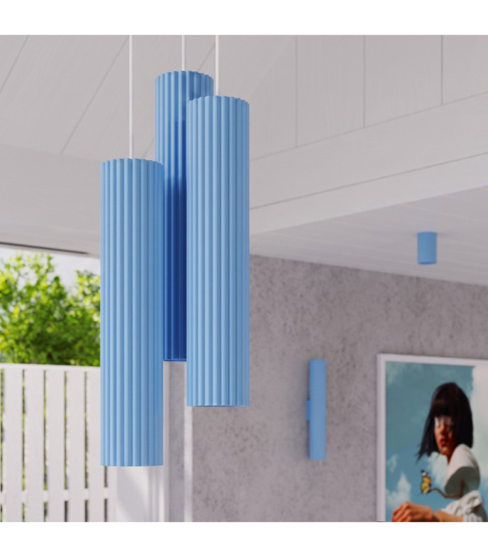 Karbon Ceiling Spotlight Bar Light Blue 6x GU10-13
