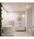 Halo Globe Wall Lights Pink IP44 1x G9-2