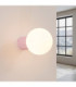 Halo Globe Wall Lights Pink IP44 1x G9-4