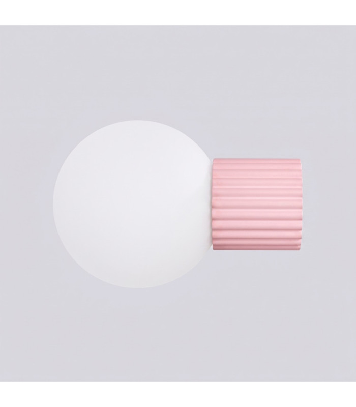 Halo Globe Wall Lights Pink IP44 1x G9-6