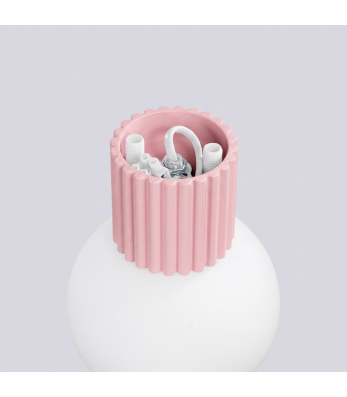 Halo Globe Wall Lights Pink IP44 1x G9-8