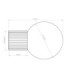 Halo Globe Wall Lights Pink IP44 1x G9-10