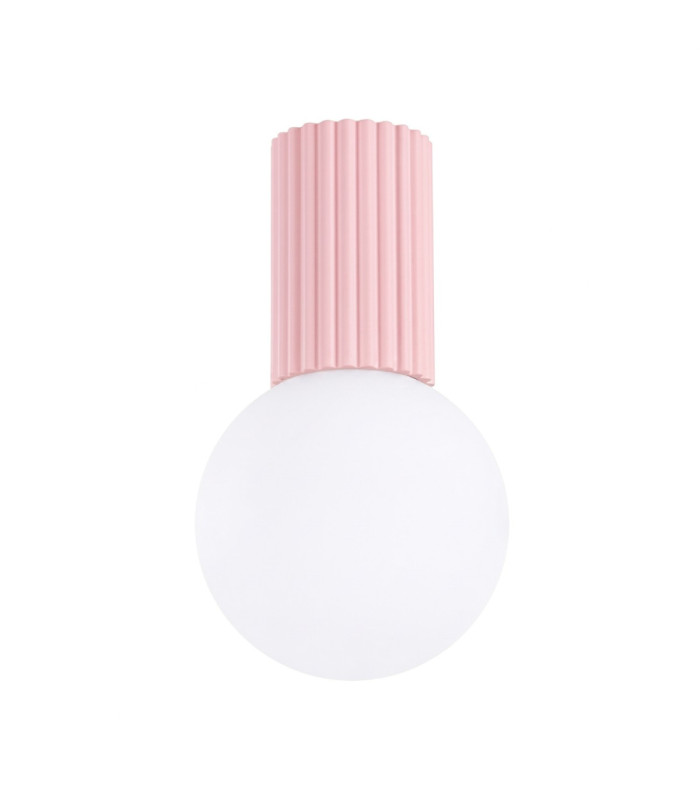 Halo Globe Ceiling Light Pink IP44 1x G9-1