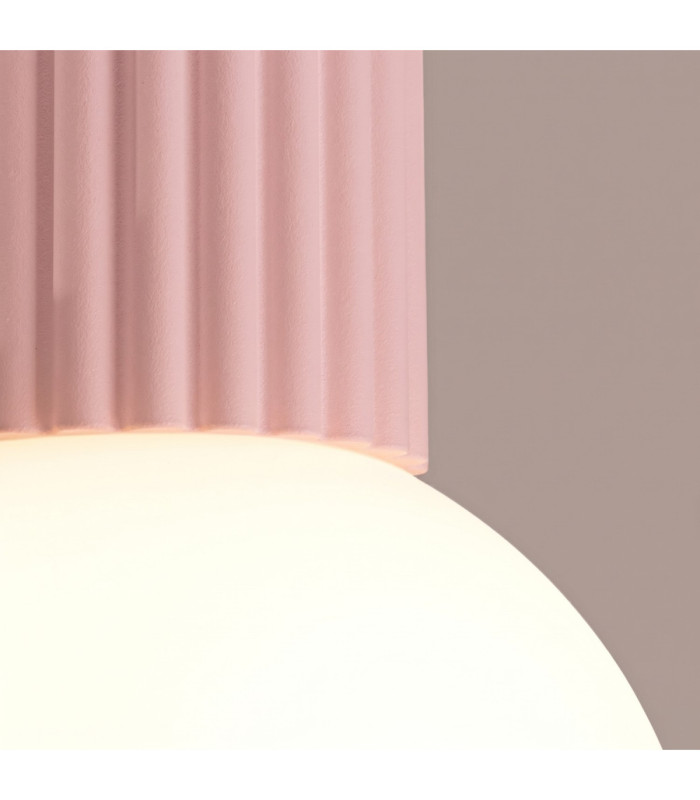 Halo Globe Ceiling Light Pink IP44 1x G9-5