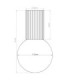 Halo Globe Ceiling Light Pink IP44 1x G9-10