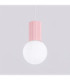 Halo Slim Pendant Ceiling Light Pink 1x G9-6
