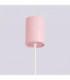 Halo Slim Pendant Ceiling Light Pink 1x G9-7
