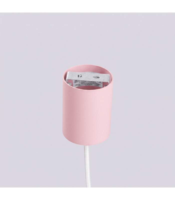 Halo Slim Pendant Ceiling Light Pink 1x G9-9