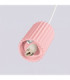 Halo Slim Pendant Ceiling Light Pink 1x G9-10