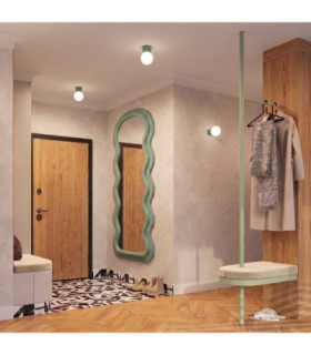 Halo Globe Wall Lights Sage IP44 1x G9-2