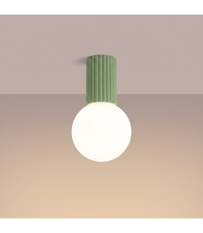 Halo Globe Ceiling Light Sage IP44 1x G9-4
