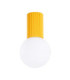 Halo Globe Ceiling Light Yellow IP44 1x G9-1