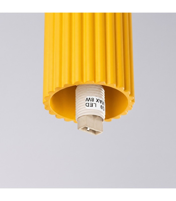 Halo Globe Ceiling Light Yellow IP44 1x G9-7