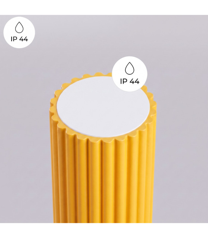 Halo Globe Ceiling Light Yellow IP44 1x G9-9