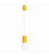 Halo Slim Pendant Ceiling Light Yellow 1x G9-1