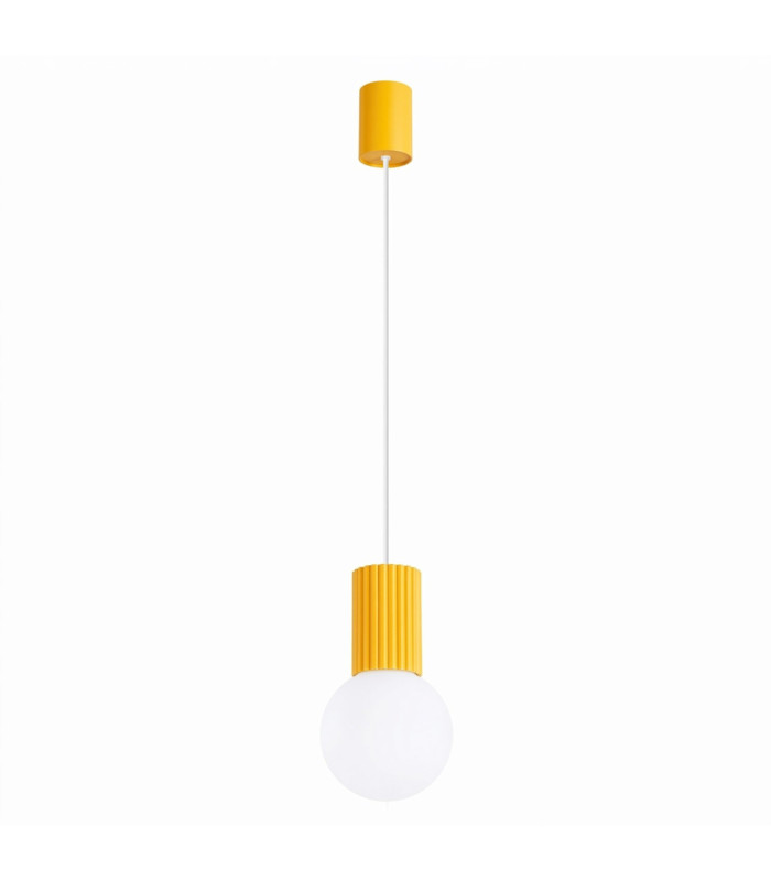 Halo Slim Pendant Ceiling Light Yellow 1x G9-1