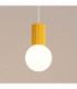 Halo Slim Pendant Ceiling Light Yellow 1x G9-5