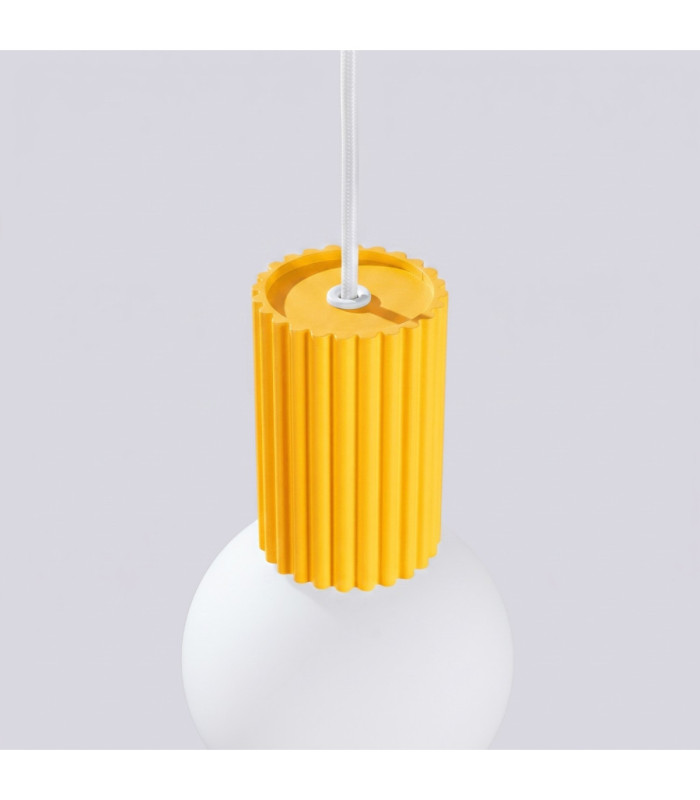 Halo Slim Pendant Ceiling Light Yellow 1x G9-8