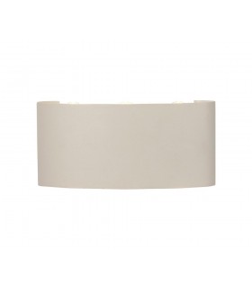 Flush Wall Lamp, 6W LED, 3000K, 450lm, IP54, Sand White - 1
