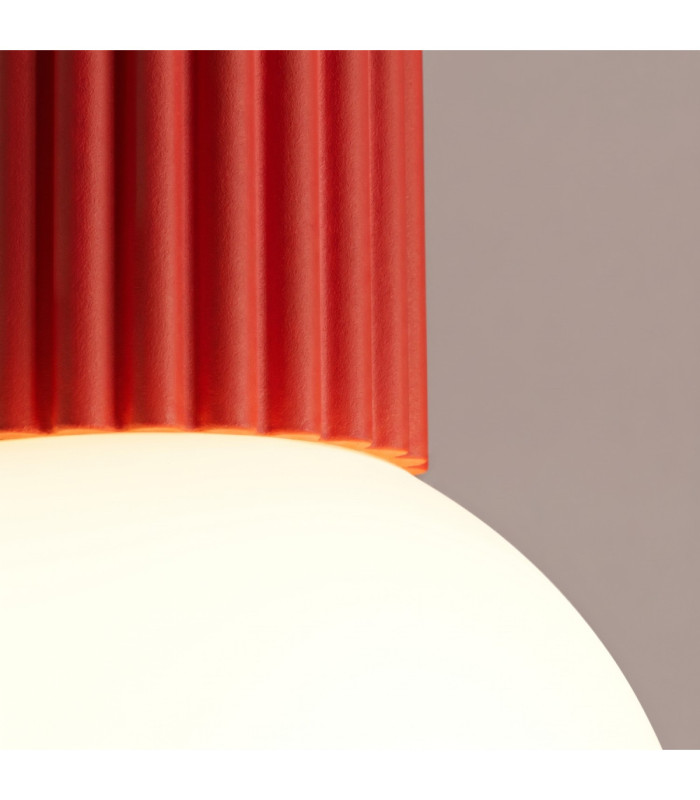 Halo Globe Ceiling Light Red IP44 1x G9-5