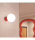 Halo Globe Ceiling Light Red IP44 1x G9-13