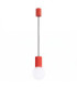 Halo Slim Pendant Ceiling Light Red 1x G9-1