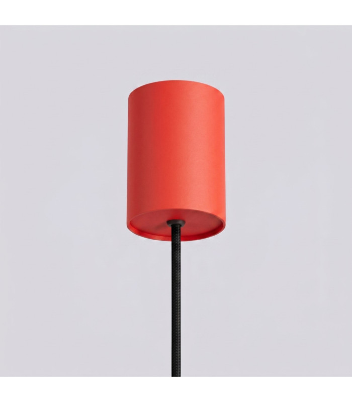 Halo Slim Pendant Ceiling Light Red 1x G9-7