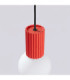 Halo Slim Pendant Ceiling Light Red 1x G9-8