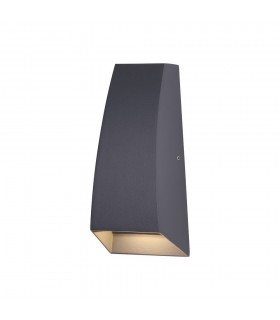 Wall Down Lamp, 6W LED, 3000K, 420lm, IP54, Anthracite - 1
