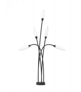 Multi-Head Bollard Post Lamp, 5 x G9, IP65, Anthracite - 1