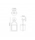 Wall Lamp, 1 x E27, IP54, Anthracite - 2