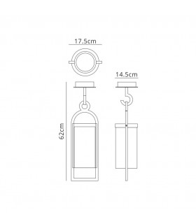 Ceiling, 1 x E27, IP54, Anthracite - 2